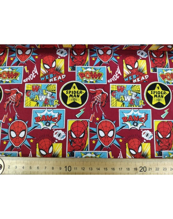 Tela Spiderman (25x110cm)