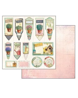 Colección Garden (12”x12”) Stamperia SBBL43