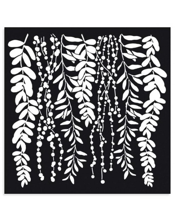 Stencil mix media cm 30x30 Hojas