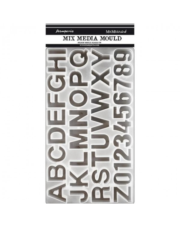 Molde de Silicona Alfabeto cm. 19,3x35,2