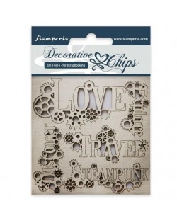 Decorative chips cm 14x14 Sentimientos