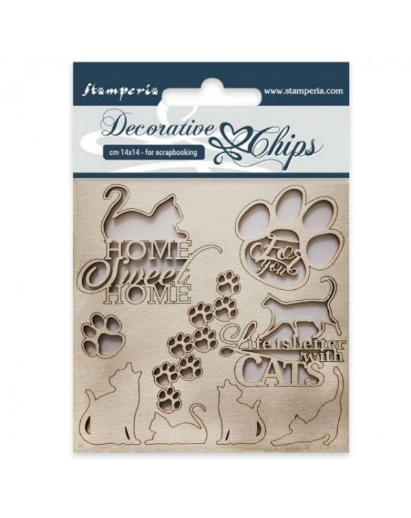 Decorative chips cm 14x14 Brujula