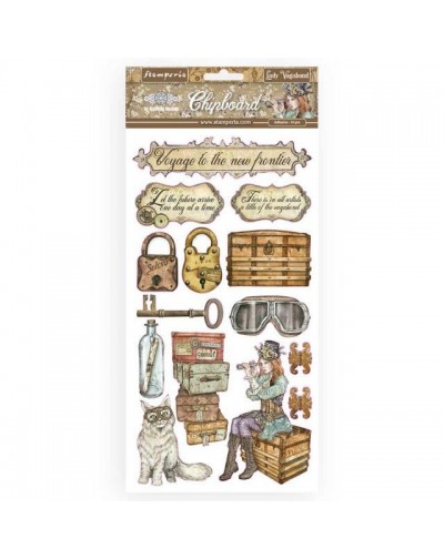 Chipboard cm 15x30 - Lady Vagabond