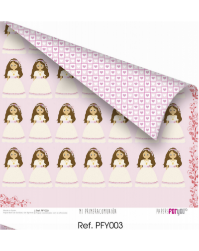 Papel doble cara comunión colección papers for you 