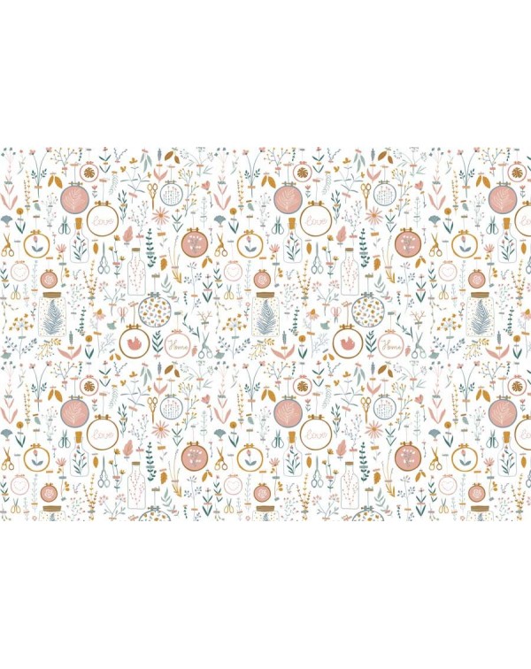 TELA ENCUADERNAR DECORADA 70X50 cm.