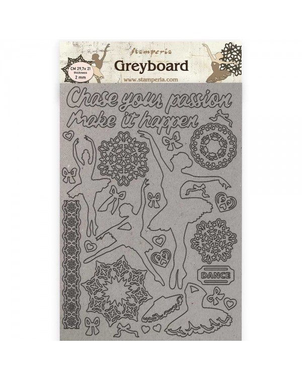 A4 Greyboard/2 mm - Passion bailarina