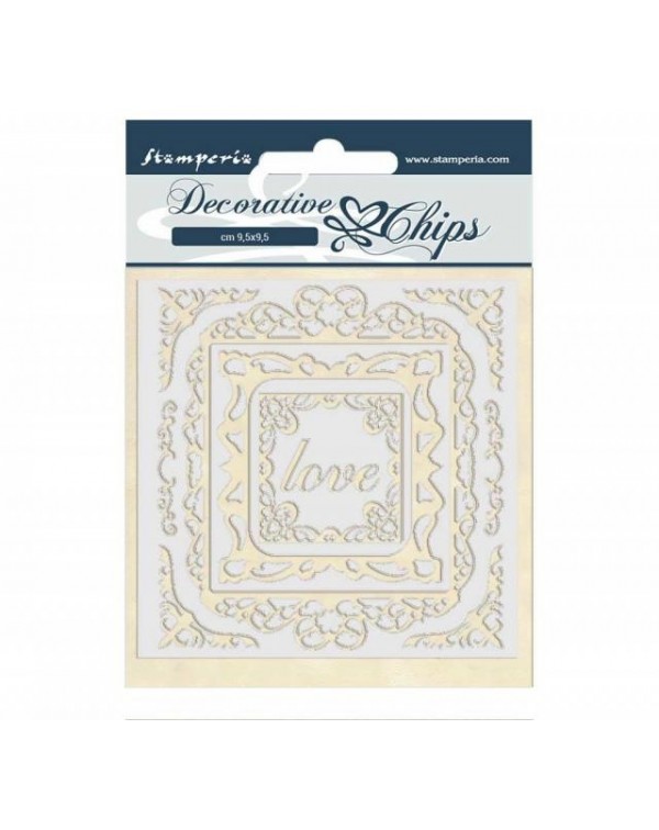 Decorative chips cm 14x14