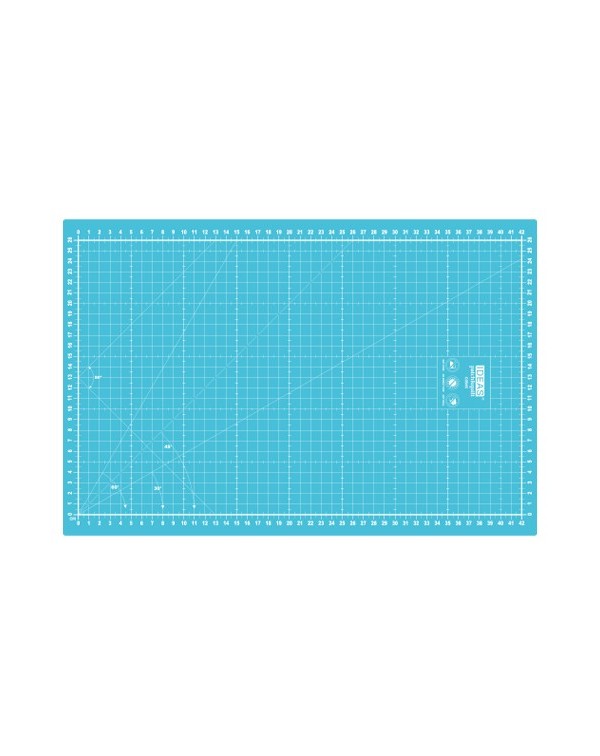 BASE DE CORTE 450X300X2MM AZUL TURQUESA