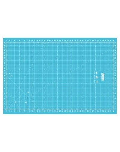 BASE DE CORTE 450X300X2MM AZUL TURQUESA
