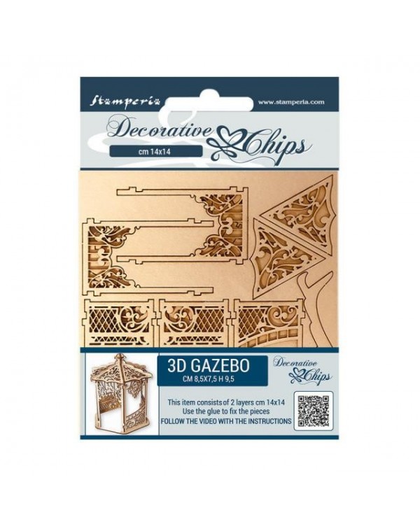 Decorative chips cm 14x14