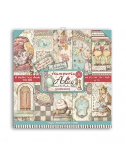 Colección Alice through the looking glass (12”x12”) Stamperia
