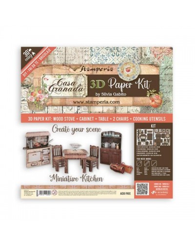 3D Paper Kit - Casa Granada