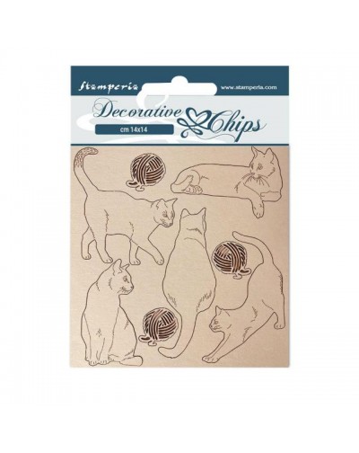 Decorative chips cm 14x14 -...