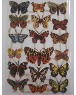 cromos antiguos mariposas