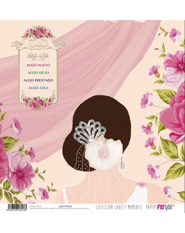 Papel doble cara boda PFY013 Papel doble cara boda PFY013