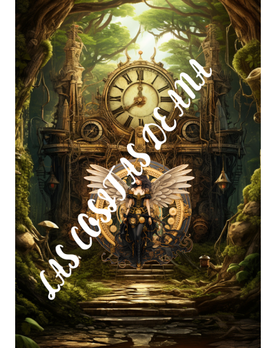 Papel arroz A4 Steam Punk -...