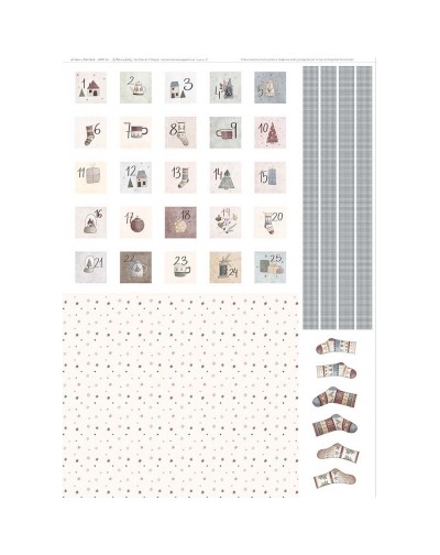 Panel calendario de...