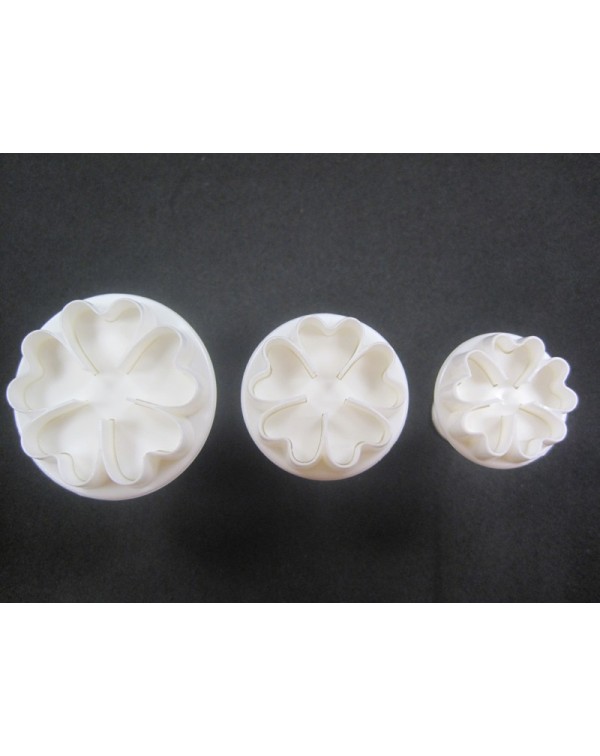 Set 3 moldes flores