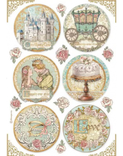 Papel arroz decorado A4