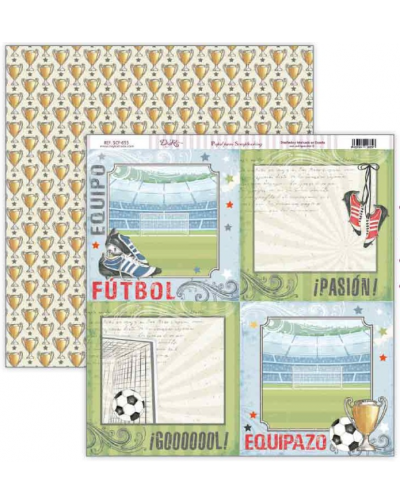 Papel doble cara "Pasion...