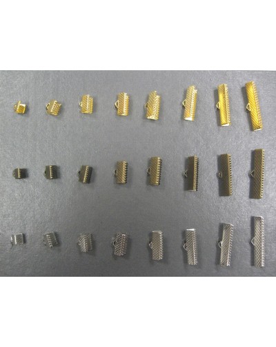 10 terminales para cintas o cierre de garra