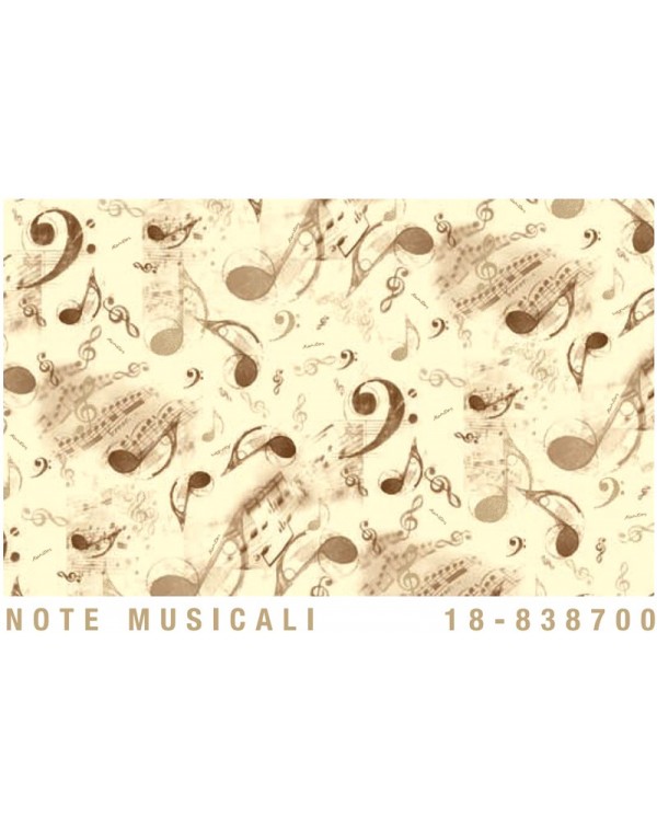 Papel Cartonaje Notas musicales