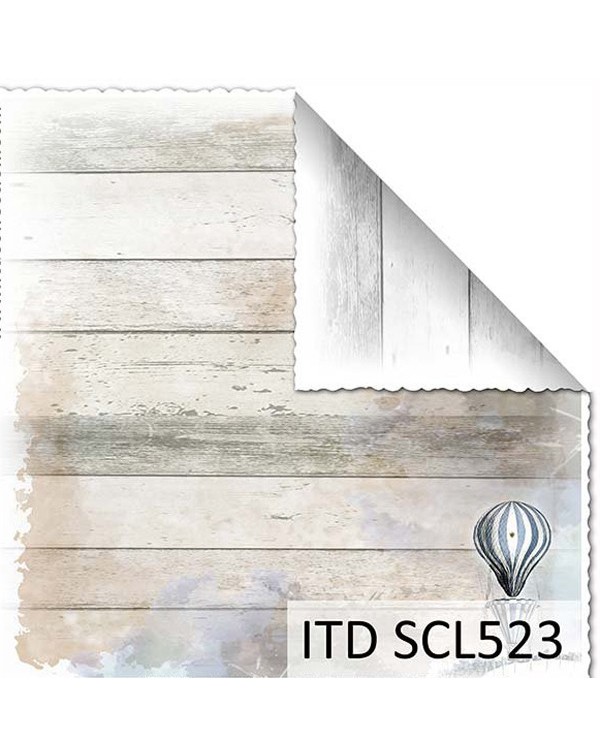 Papel scrap doble cara color y blanco/negro SCL523