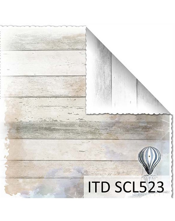 Papel scrap doble cara color y blanco/negro SCL523 Papel scrap doble cara color y blanco/negro SCL523