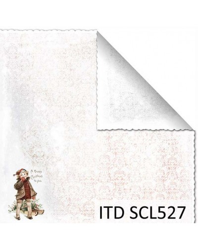 Papel scrap doble cara color y blanco/negro SCL527