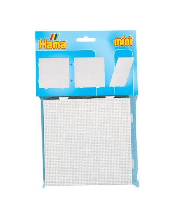 Bolsa de 2 Placa / Pegboard de 15x15 centímetros mini + papel Hama