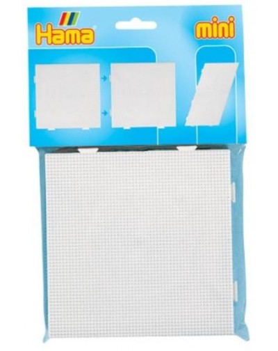 Bolsa de 2 Placa / Pegboard de 15x15 centímetros mini + papel Hama
