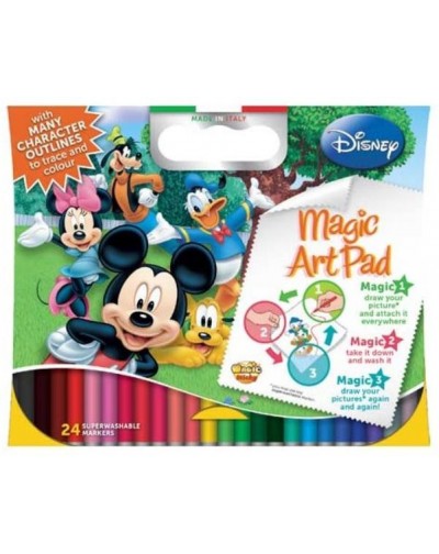 kit papel magico frozen + 24 colores