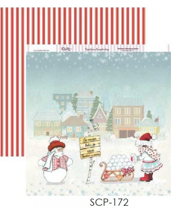 Papel doble cara DAYKA NAVIDAD SCP172