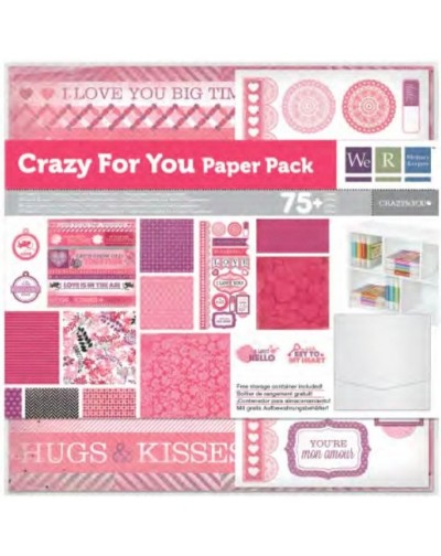 Colección papel Crazy for you We R Memory Keepers