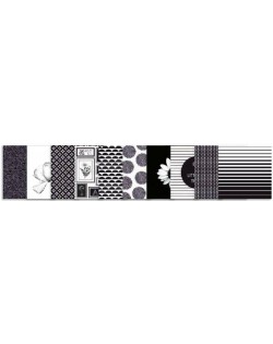 Bloc 40 hojas scrap Black & White