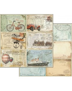 Colección papeles stamperia Around the world