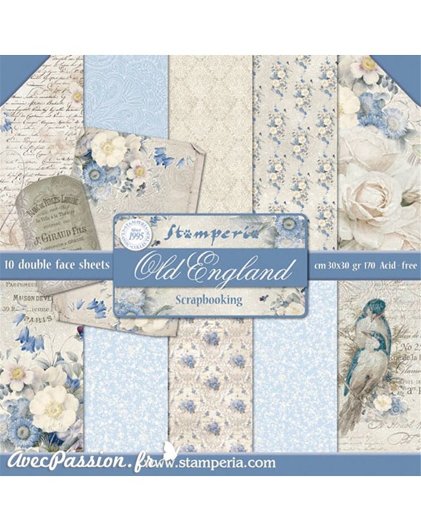 Coleccion papeles stamperia Old England Coleccion papeles stamperia Old England