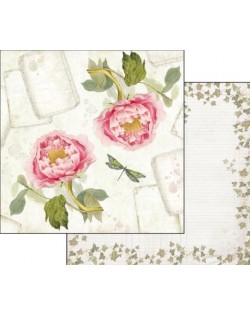 Colección papeles stamperia Letters & Flowers