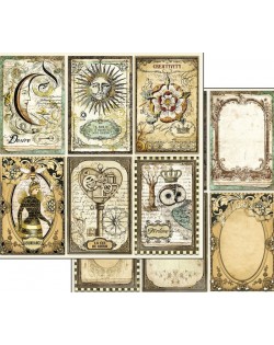 Colección Alchemy (12”x12”) Stamperia SBBL34