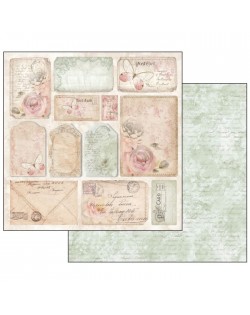 Colección papeles stamperia Shabby Rose
