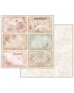 Colección papeles stamperia Shabby Rose