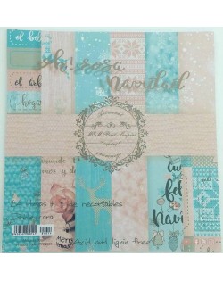 Stack Oh rosa navidad (colección 12 papeles 30,5 x 30,5 cm 