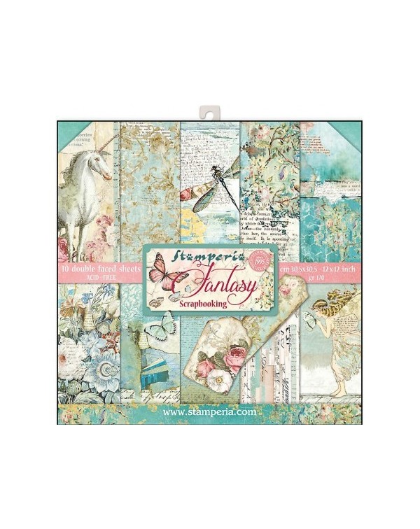 Colección Wonderland (12”x12”) Stamperia SBBL38