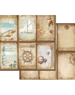 Colección Sea Land (12”x12”) Stamperia SBBL37