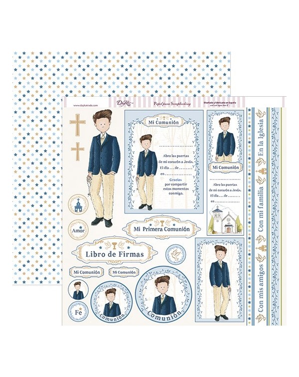 Papel doble cara comunion DAYKA SCP243