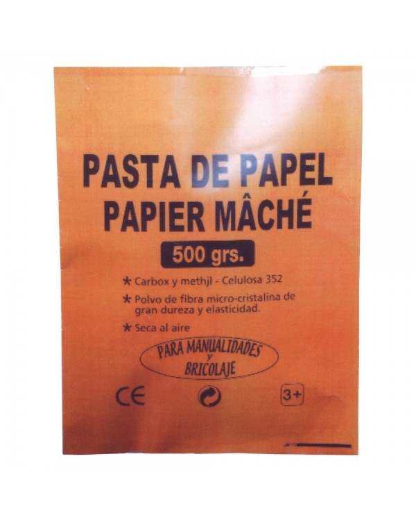 Pasta de papel mache 500 gr.