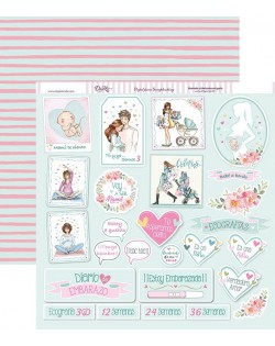 Colección 6 papeles "Voy a ser mama" de Dayka