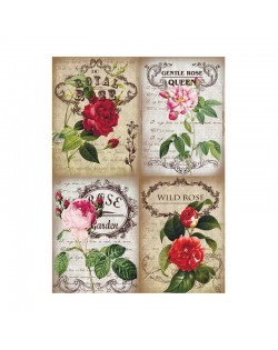 Papel de Arroz WILD ROSE