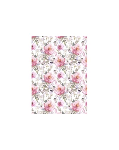 Papel de Arroz PEONIAS ROSAS