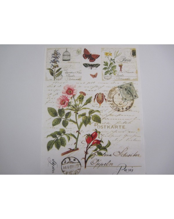 Papel decoupage 30 x 21 cm. 40 gr.